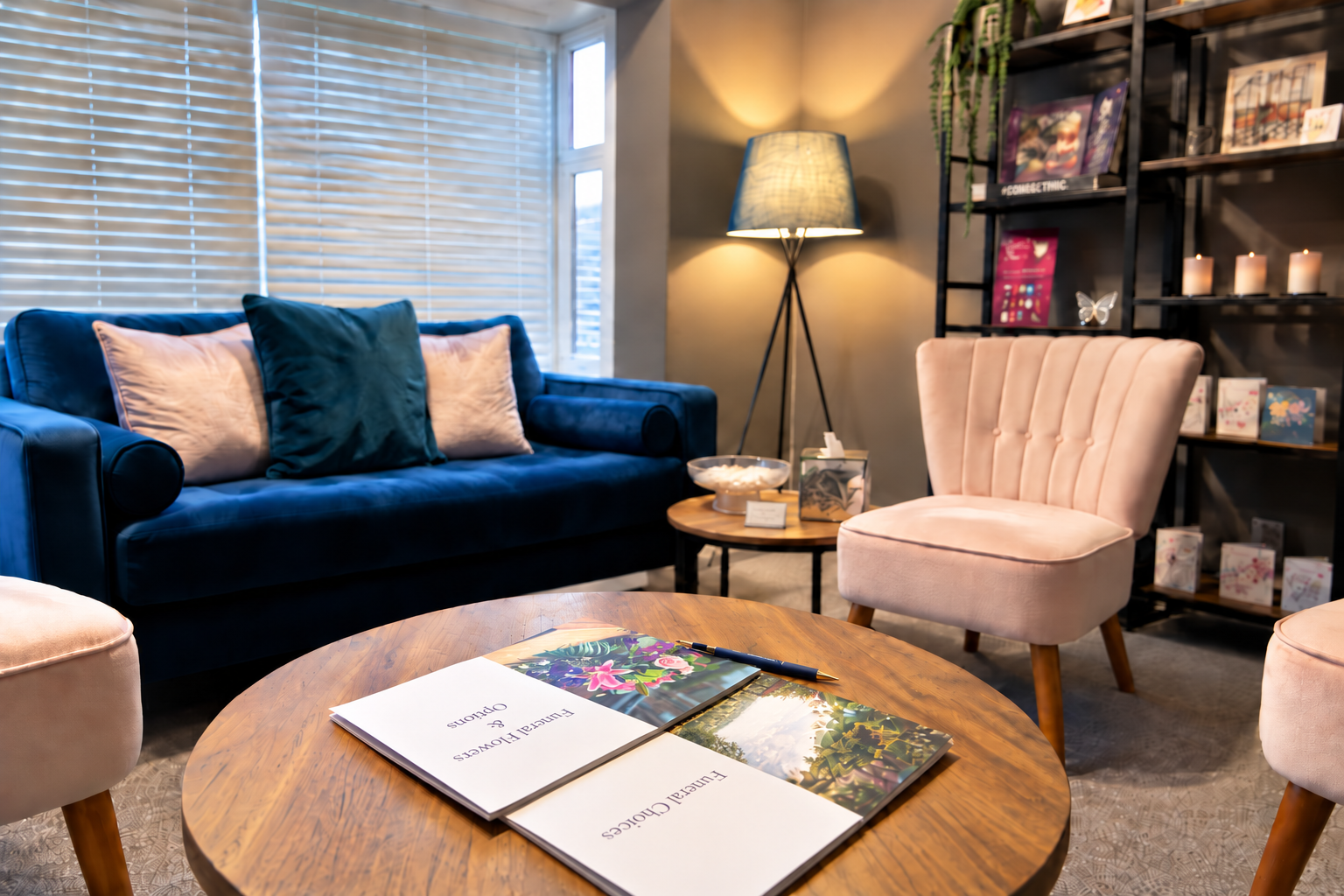 Arrangement room at Memories Funeral Service in Offerton