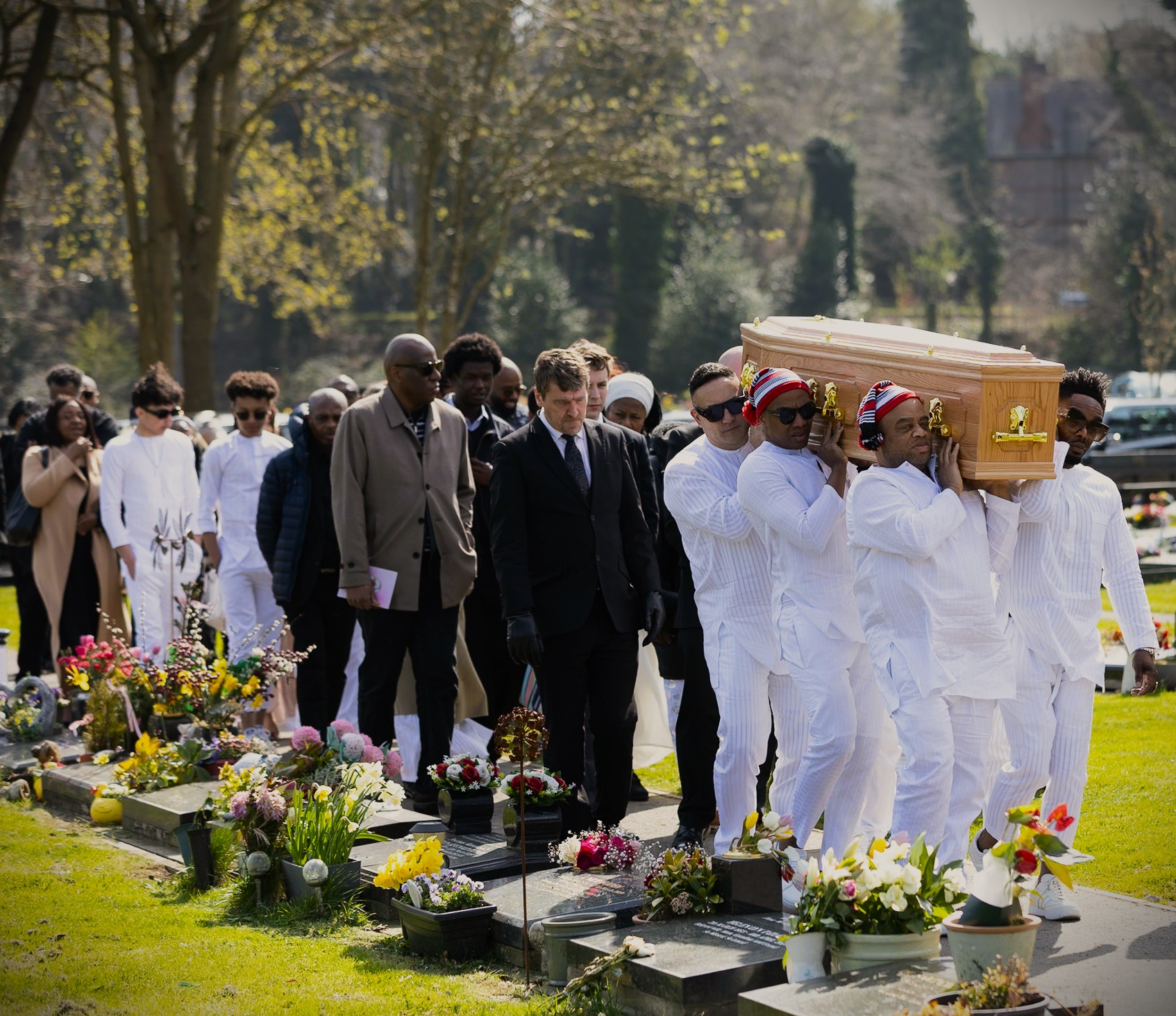 A funeral arranged by Memories Funeral Service, showing the care taken by our team